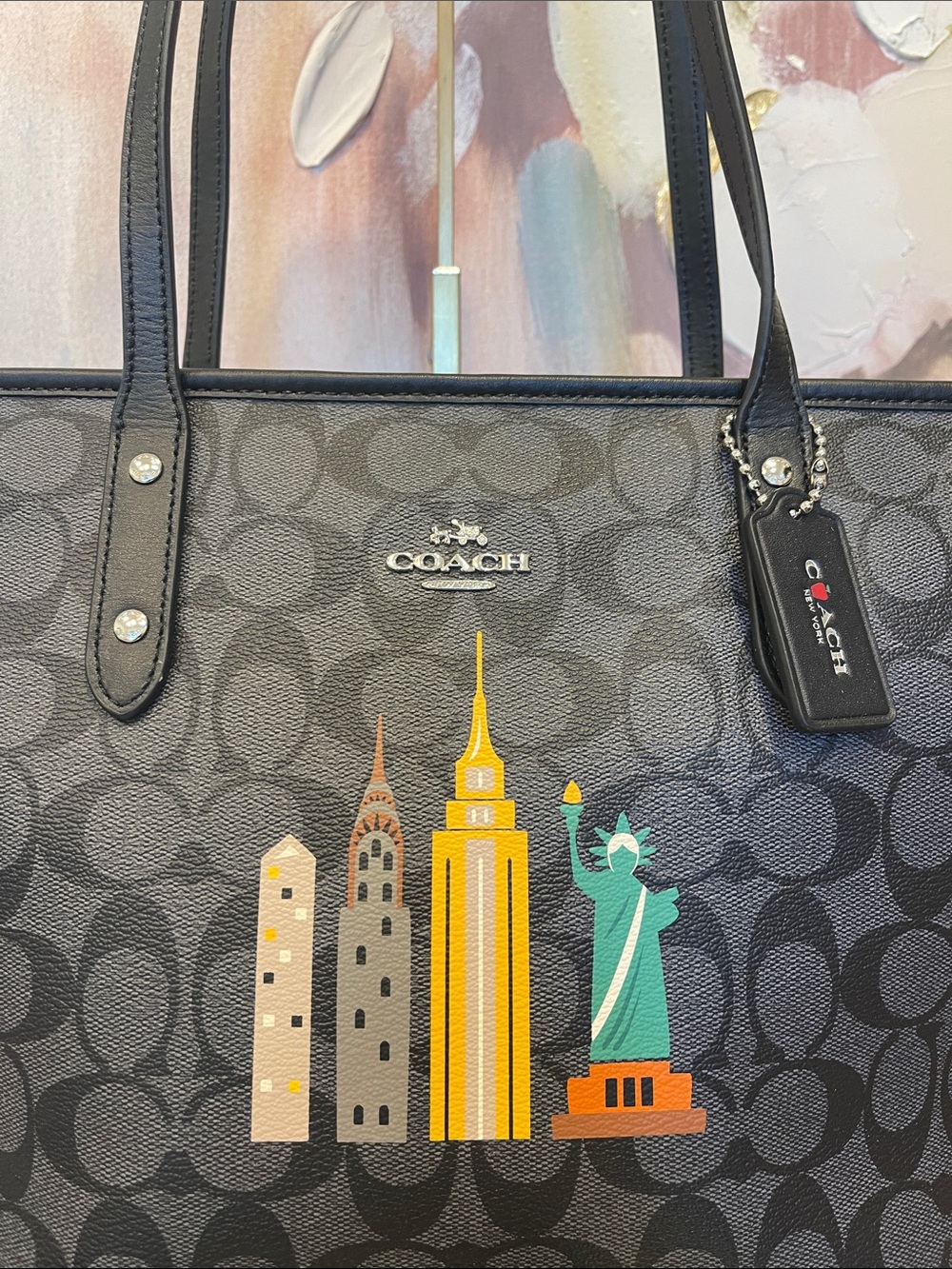 Coach City Skyline Tote with Matching Zip Wallet - Picture 3 of 12